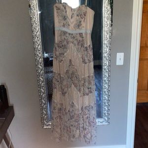 Bcbg maxi dress strapless